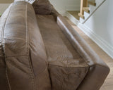 Beckley Place Earth Faux Leather Power Recliner