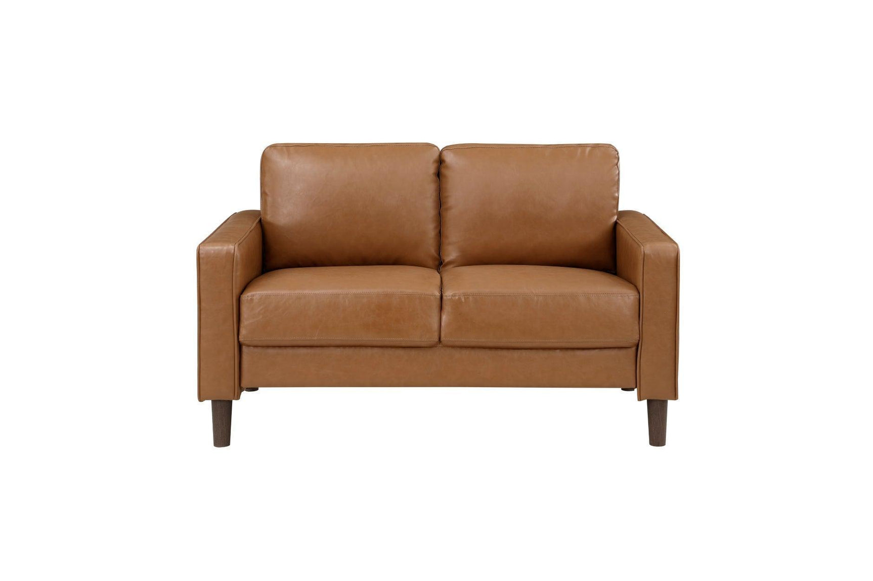 Malcolm Brown Faux Leather Living Room Set
