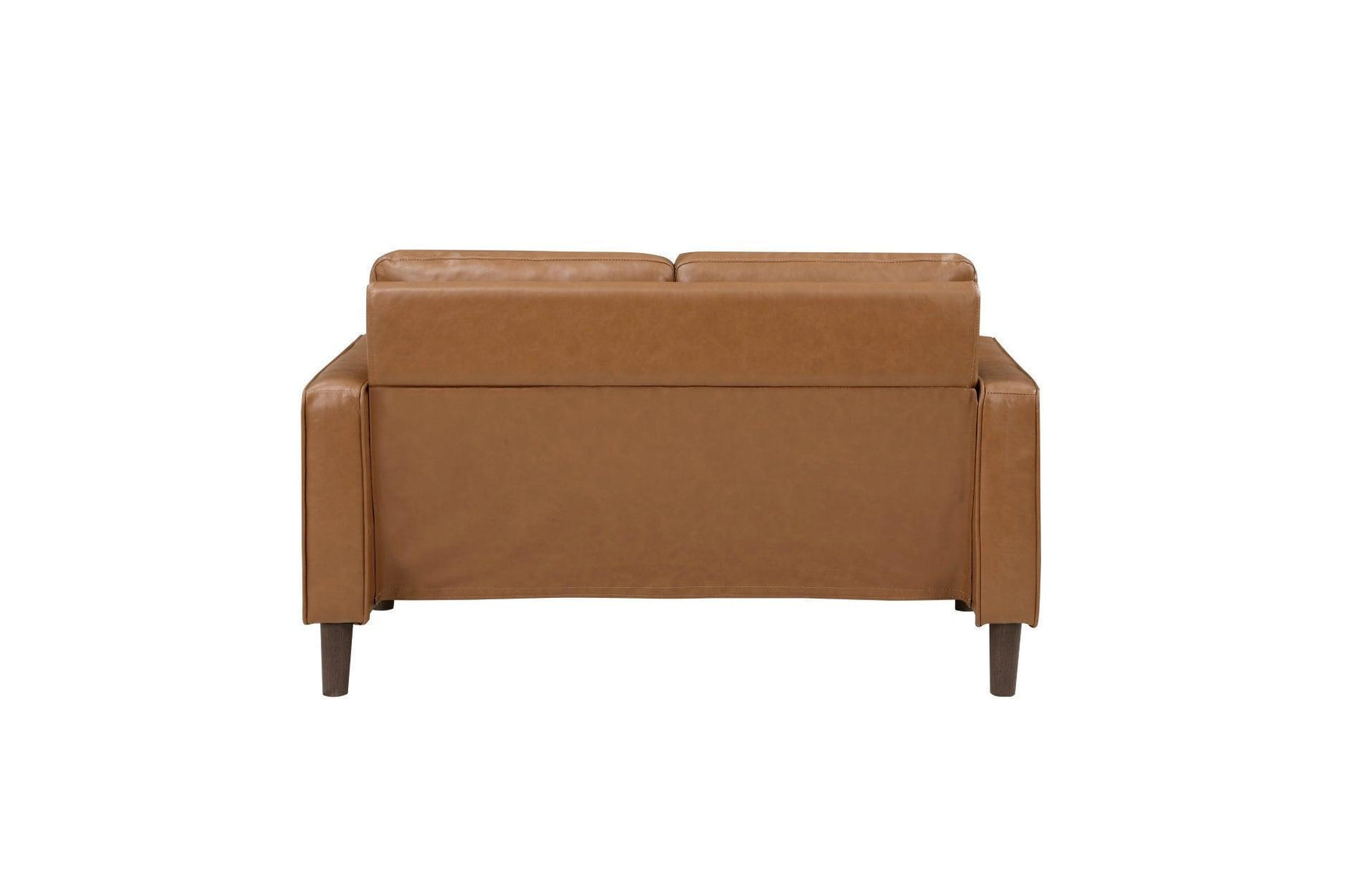 Malcolm Brown Faux Leather Living Room Set