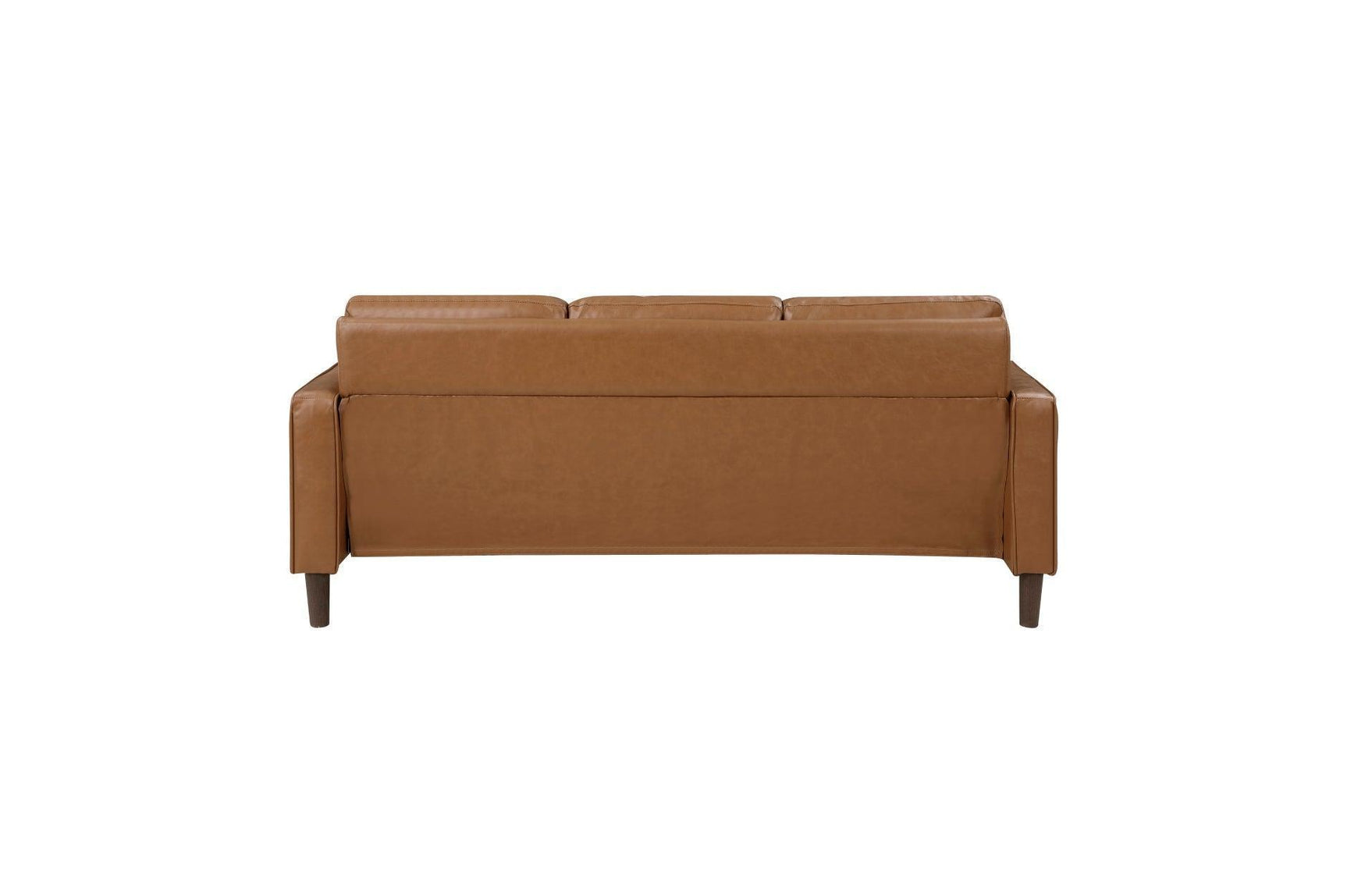 Malcolm Brown Faux Leather Living Room Set
