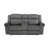 Brennen Charcoal Power Reclining Loveseat