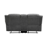 Brennen Charcoal Reclining Loveseat