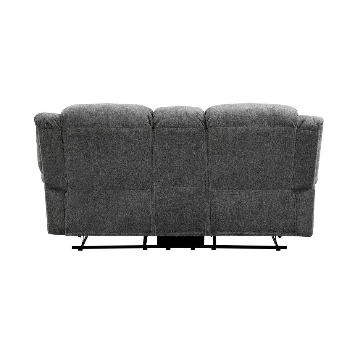 Brennen Charcoal Reclining Loveseat