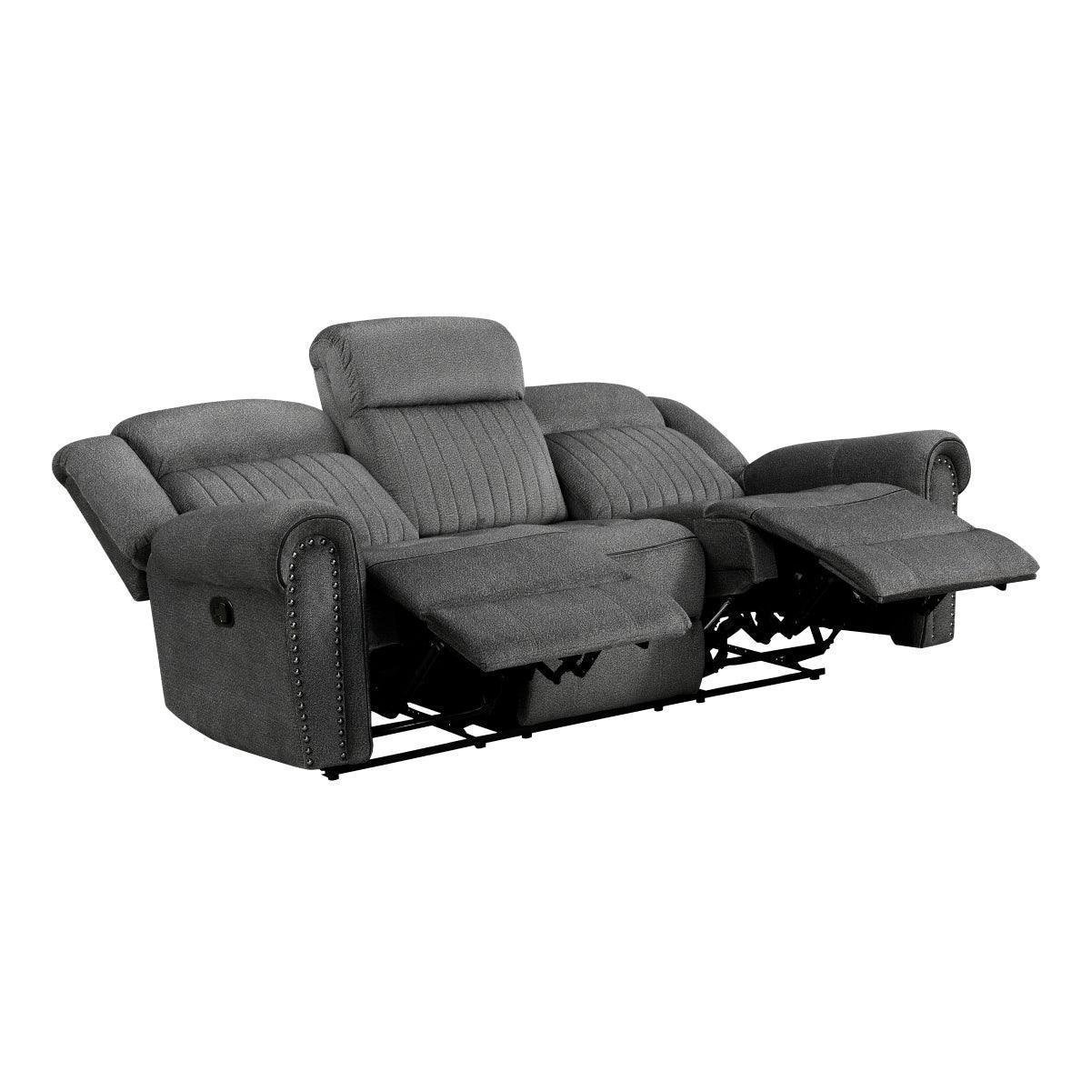 Brennen Charcoal Reclining Sofa