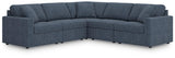 Modmax Ink Performance Fabric,Next-Gen Nuvella™ 5-Piece Sectional