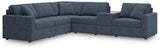 Modmax Ink Performance Fabric,Next-Gen Nuvella™ 6-Piece Sectional