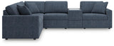 Modmax Ink Performance Fabric,Next-Gen Nuvella™ 6-Piece Sectional