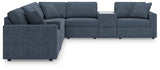 Modmax Ink Performance Fabric,Next-Gen Nuvella™ 8-Piece Sectional