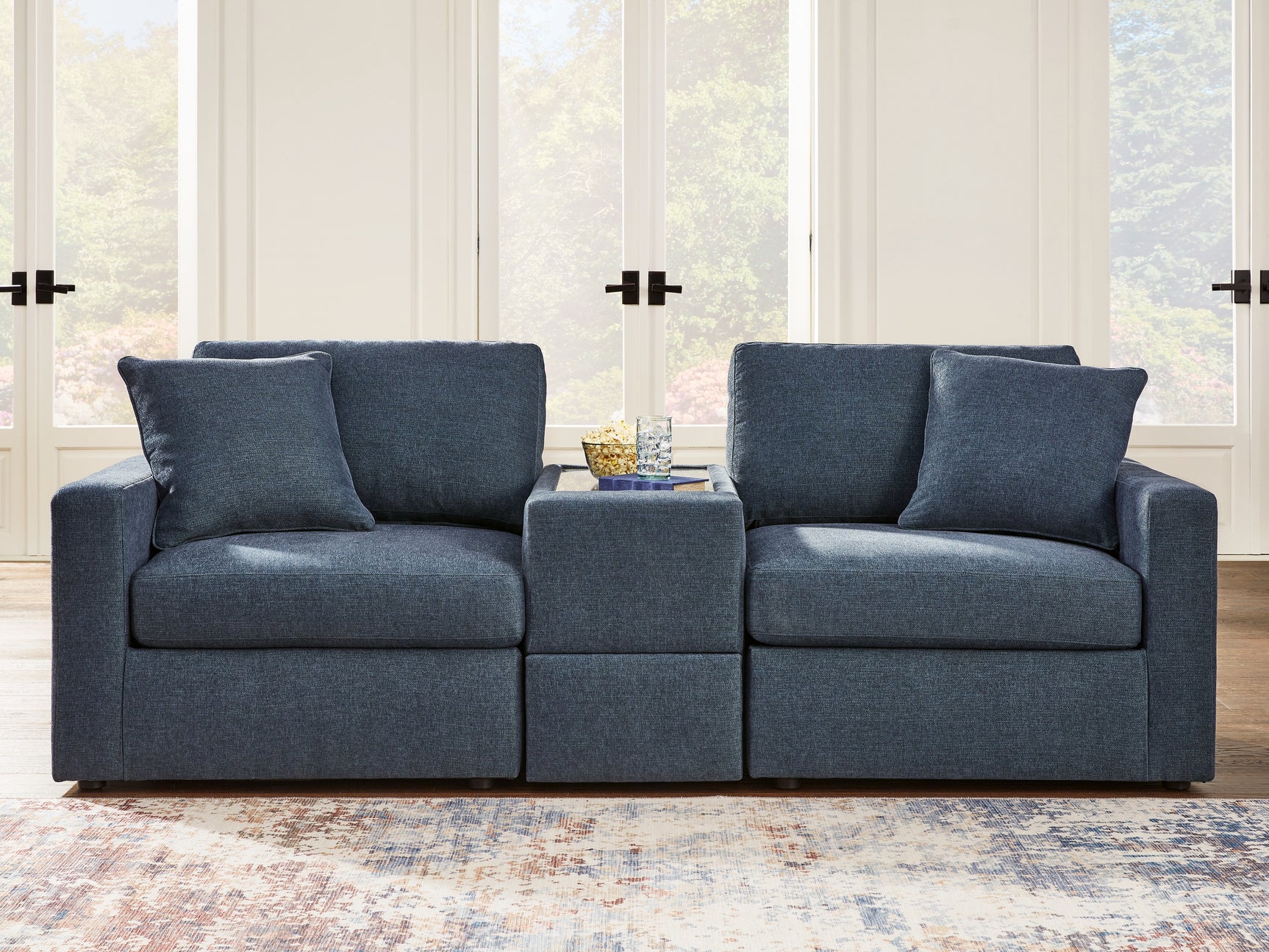 Modmax Ink Performance Fabric,Next-Gen Nuvella™ 3-Piece Sectional