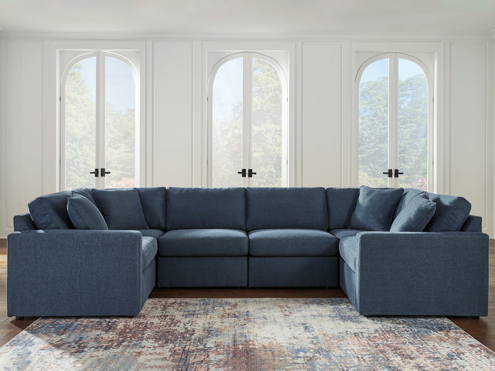 Modmax Ink Performance Fabric,Next-Gen Nuvella™ 6-Piece Sectional