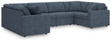 Modmax Ink Performance Fabric,Next-Gen Nuvella™ 6-Piece Sectional
