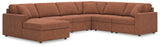 Modmax Spice Performance Fabric,Next-Gen Nuvella™ 6-Piece Sectional
