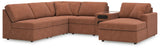 Modmax Spice Nuvella® 6-Piece Sectional with Chaise