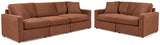 Pillar Spice Peak Sofa And Loveseat