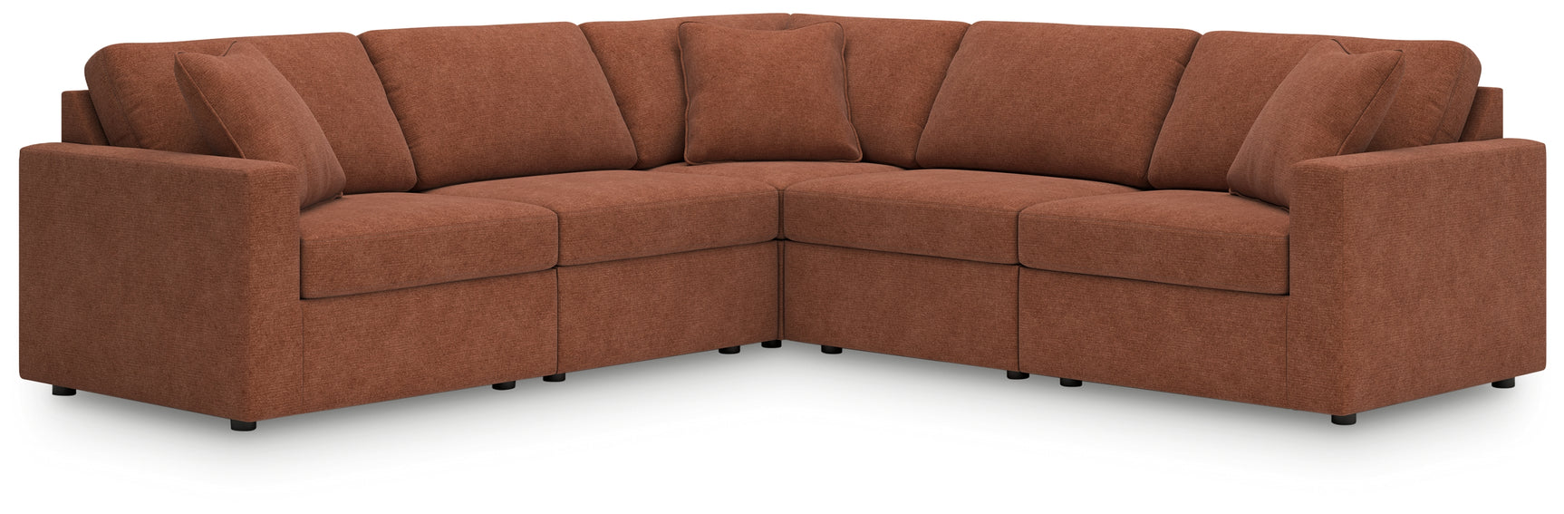 Modmax Spice Performance Fabric,Next-Gen Nuvella™ 5-Piece Sectional