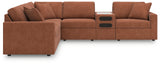 Modmax Spice Performance Fabric,Next-Gen Nuvella™ 6-Piece Sectional