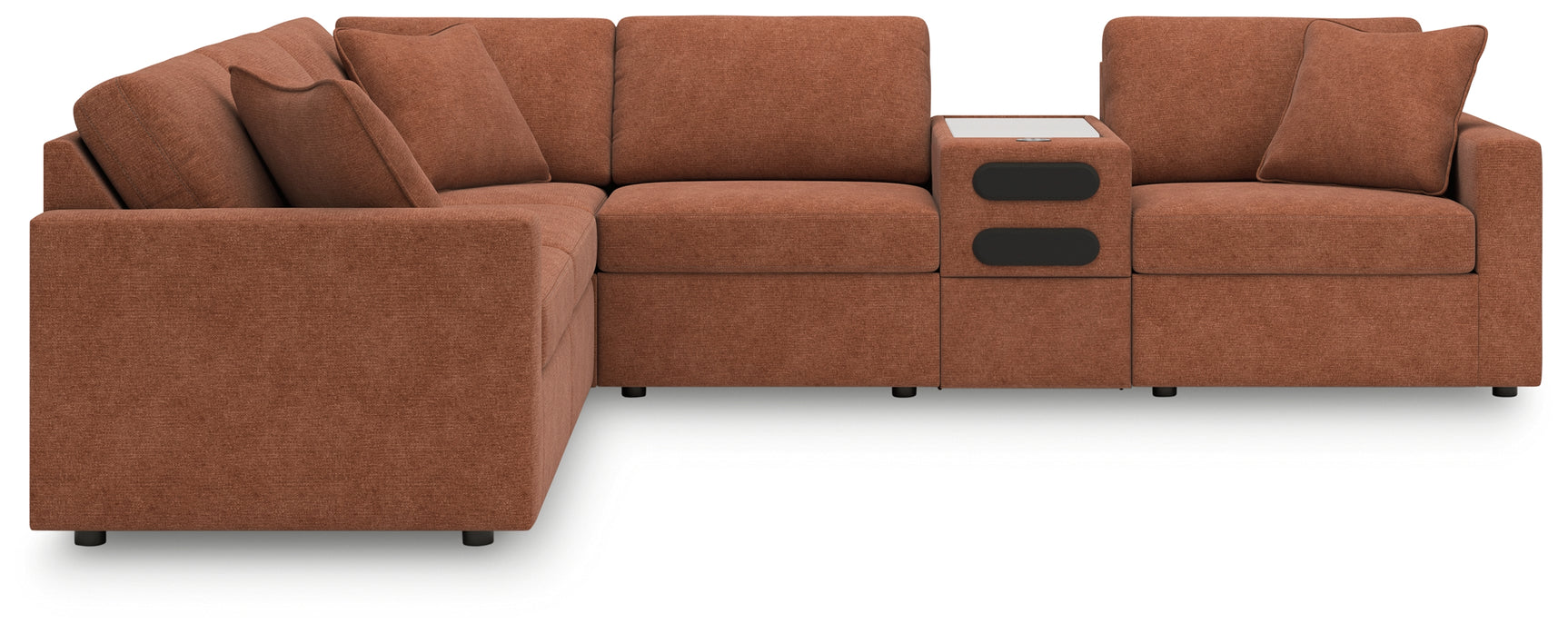Modmax Spice Performance Fabric,Next-Gen Nuvella™ 6-Piece Sectional