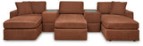 Pillar Spice Peak 5-Piece Sectional With Ottoman