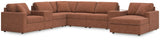 Modmax Spice Nuvella® 8-Piece Sectional with Chaise