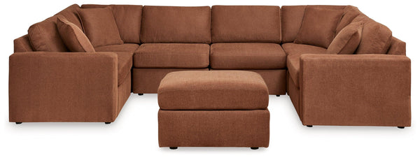 Pillar Spice Peak 6-Piece Sectional With Ottoman