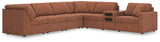 Modmax Spice Performance Fabric,Next-Gen Nuvella™ 7-Piece Sectional