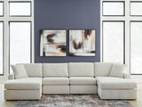 Modmax Oyster Performance Fabric,Next-Gen Nuvella™ 4-Piece Sectional with Chaise
