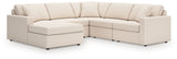Modmax Oyster 5-Piece Sectional with Chaise