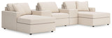 Modmax Oyster Nuvella® 5-Piece Pit Sectional