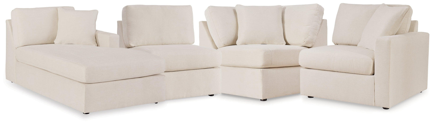 Modmax Oyster 4-Piece Sectional with Chaise