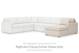 Modmax Oyster Nuvella® 5-Piece Double Chaise with Audio Consoles