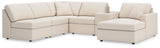 Modmax Oyster Nuvella® 6-Piece Sectional with Chaise
