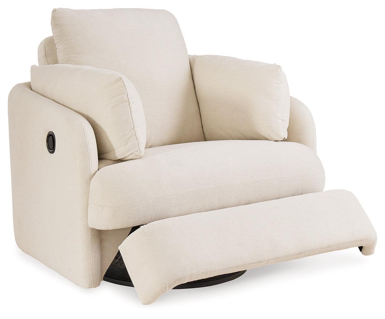 Modmax Oyster Nuvella® Swivel Glider Recliner