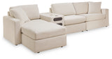 Modmax Oyster 4-Piece Sectional with Ottoman