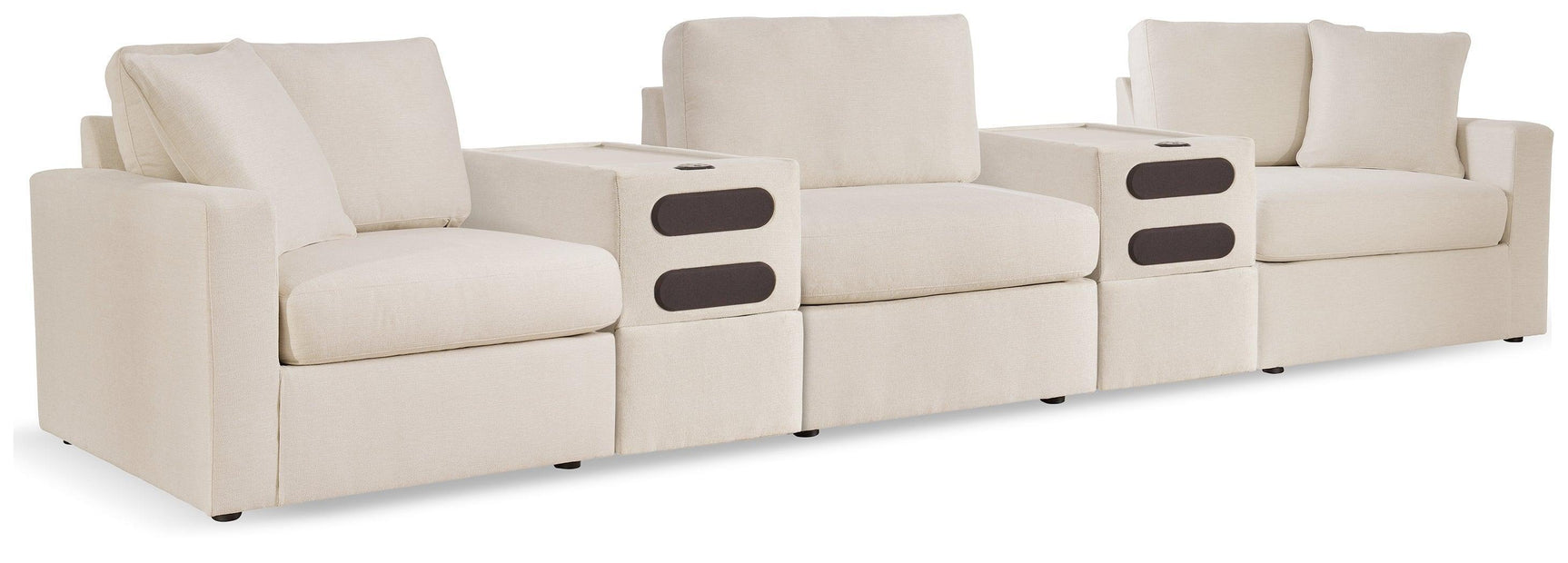 Modmax Oyster Nuvella® 5-Piece Sectional