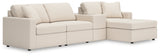 Modmax Oyster Performance Fabric,Next-Gen Nuvella™ 4-Piece Sectional with Chaise