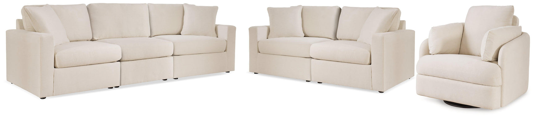 Pillar Oyster Peak Sofa, Loveseat and Recliner