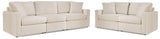 Modmax Oyster Sofa and Loveseat