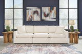 Modmax Oyster 3-Piece Sectional With Ottoman