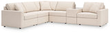 Modmax Oyster Performance Fabric,Next-Gen Nuvella™ 6-Piece Sectional