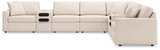 Modmax Oyster Nuvella® 8-Piece Sectional