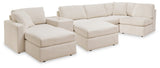 Modmax Oyster 6-Piece Sectional with Ottoman