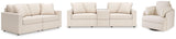 Modmax Oyster Sofa, Loveseat and Recliner