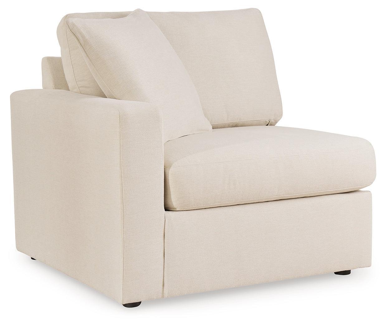 Modmax Oyster Nuvella® 3-Piece Sectional with Chaise