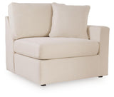 Modmax Oyster Performance Fabric,Next-Gen Nuvella™ 4-Piece Sectional with Chaise angled view