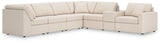 Modmax Oyster Nuvella® 7-Piece Sectional
