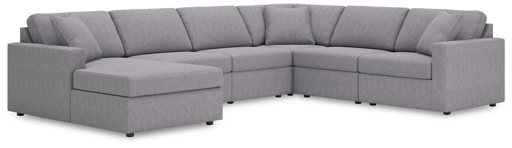 Modmax Granite Performance Fabric,Next-Gen Nuvella™ 6-Piece Sectional