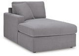 Modmax Granite Performance Fabric,Next-Gen Nuvella™ 6-Piece Sectional with Chaise angled view