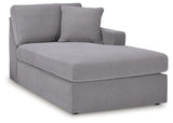 Modmax Granite Performance Fabric,Next-Gen Nuvella™ 3-Piece Sectional with Chaise