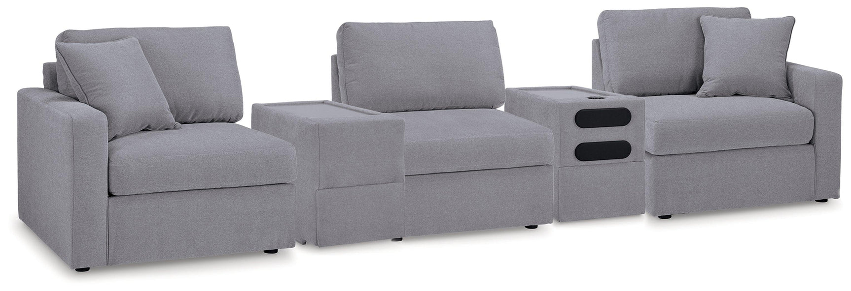 Modmax Granite 5-Piece Sectional with Audio System