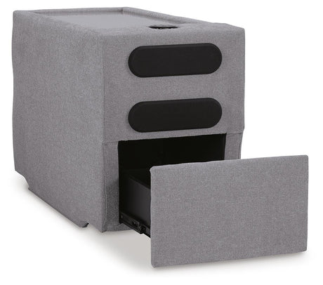 Modmax Granite Performance Fabric,Next-Gen Nuvella™ 6-Piece Sectional with Chaise angled view